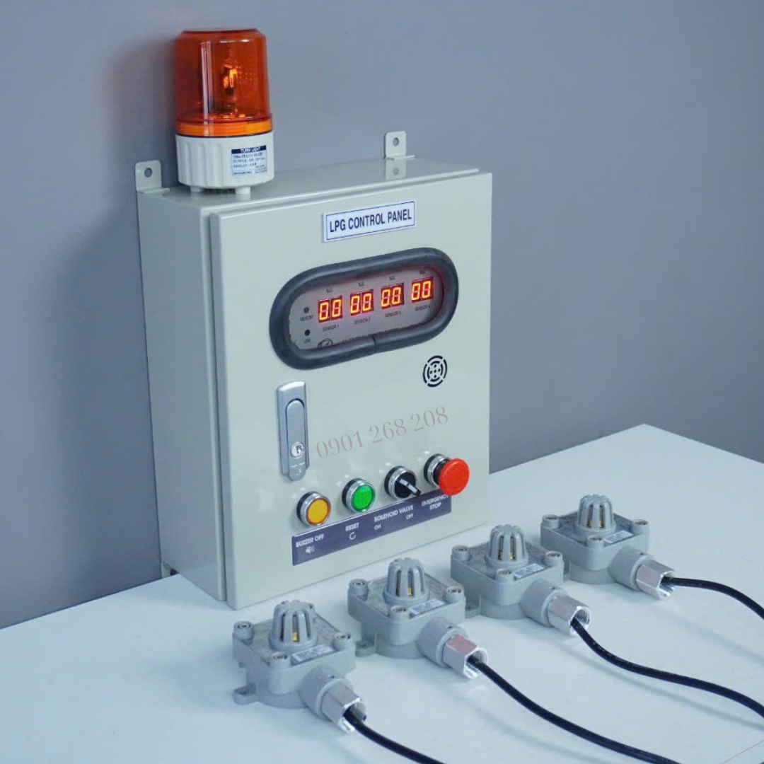 tủ báo rò gas dùng cho trung tâm thương mại vincom